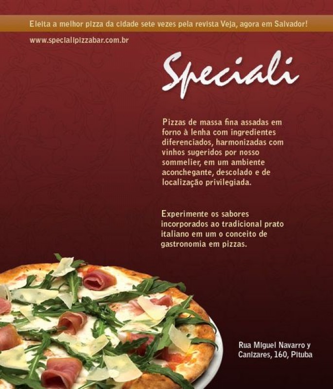 Imagem Pizzaria Speciali Pizza Bar Pituba, Salvador-BA