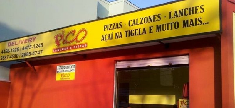 Imagem Pizzaria Pico Lanches e  Vila Homero Thon, Santo André-SP