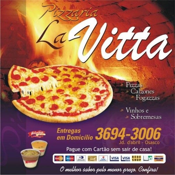 Pizzaria  La Vitta Jardim DAbril, Osasco-SP
