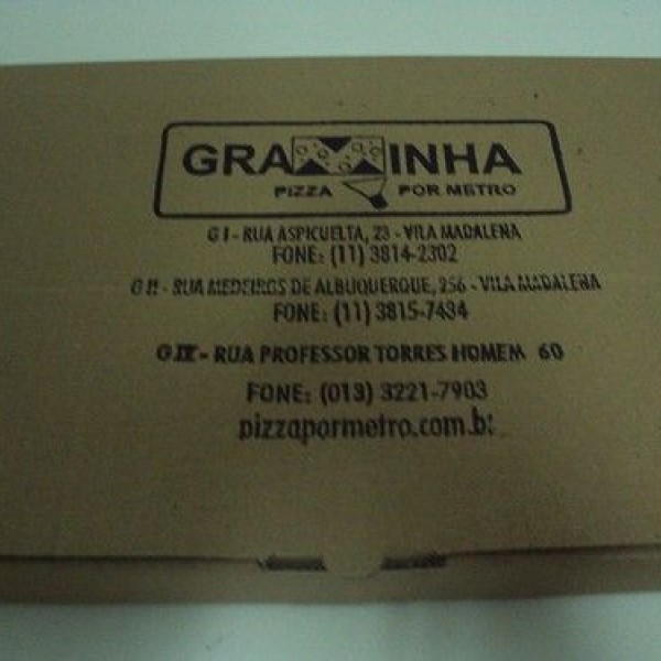 Imagem Pizzaria  Graminha Pizza Por Metro - Vila Madalena Vila Madalena, São Paulo-SP