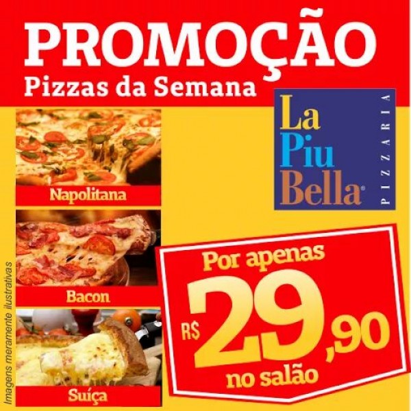 Imagem Pizzaria La Piu Bella Centro, Poços de Caldas-MG